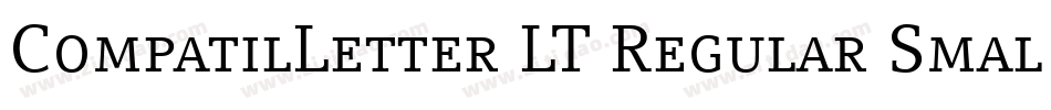 CompatilLetter LT Regular Small Caps字体转换